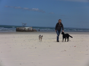 Spazieren am Strand   